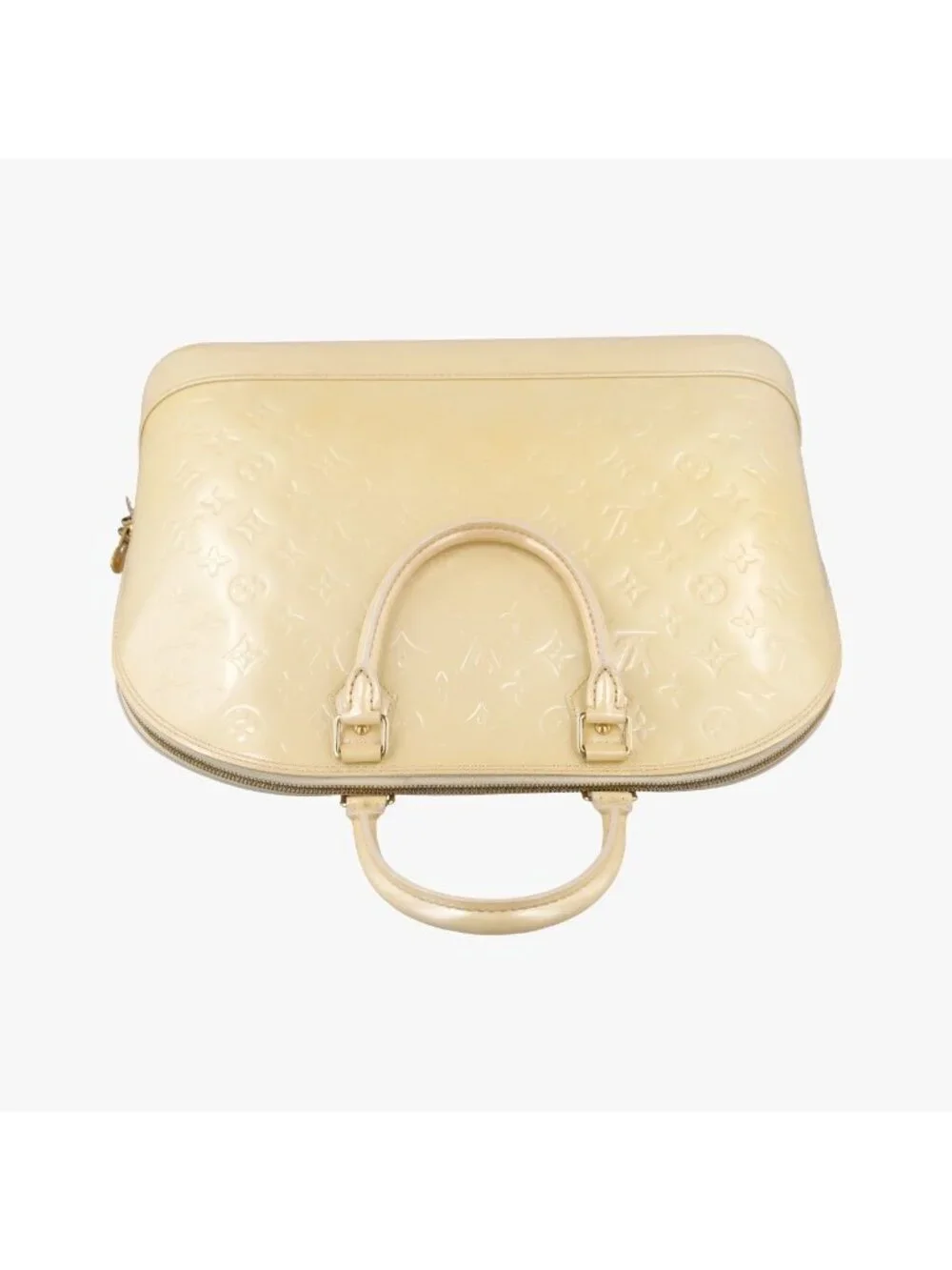 Louis Vuitton Alma GM Blanc Corail Vernis Handbag